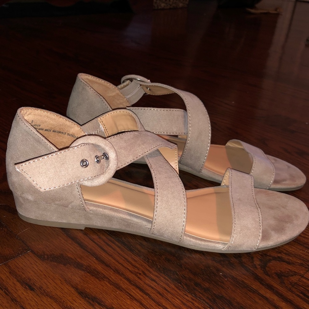 suede sandal